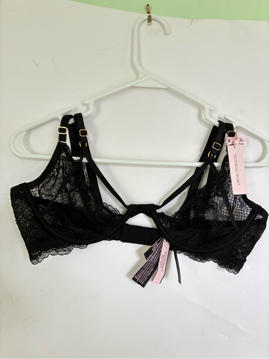 Victoria's Secret Other - Victoria's Secret Black Lace fishnet Underwire Bra new with tags